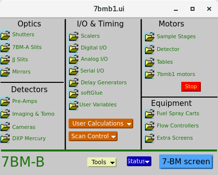 7bmb control screen